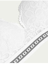 Marks & Spencer Natakanica Cleo s čipko, brez kostic Marks & Spencer bela