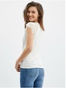 Orsay Bela ženska majica s čipkastim detajlom ORSAY