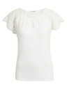 Orsay Bela ženska majica s čipkastim detajlom ORSAY