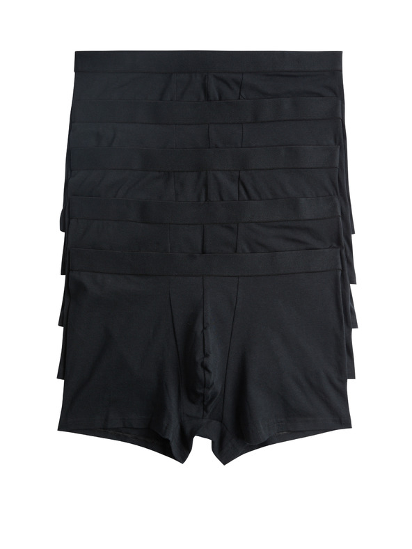 Marks & Spencer Komplet petih moških boksaric Marks & Spencer črne barve