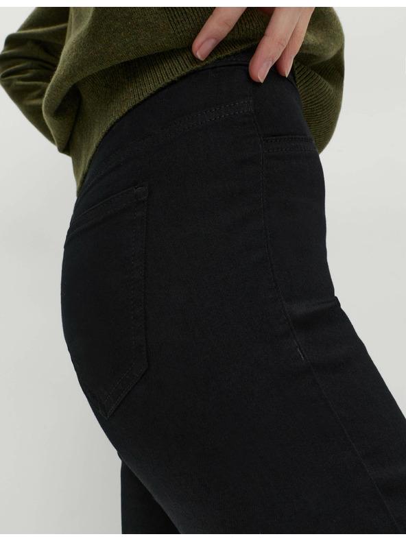 Marks & Spencer Jegingsi z visokim pasom Marks & Spencer črne barve