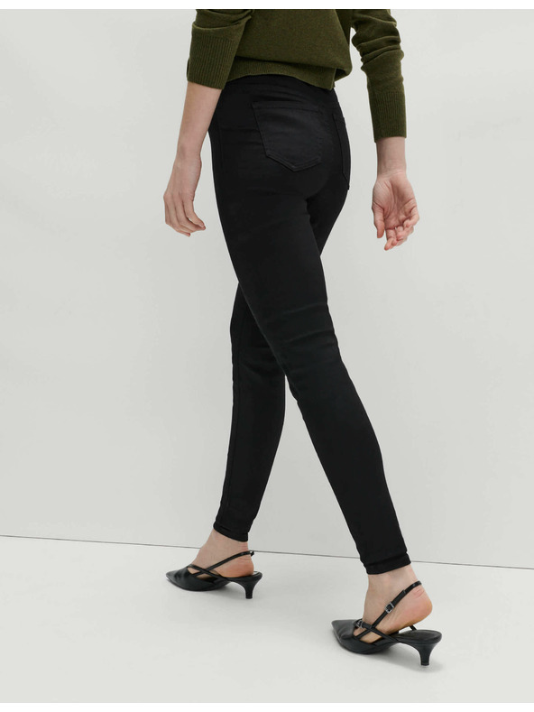 Marks & Spencer Jegingsi z visokim pasom Marks & Spencer črne barve