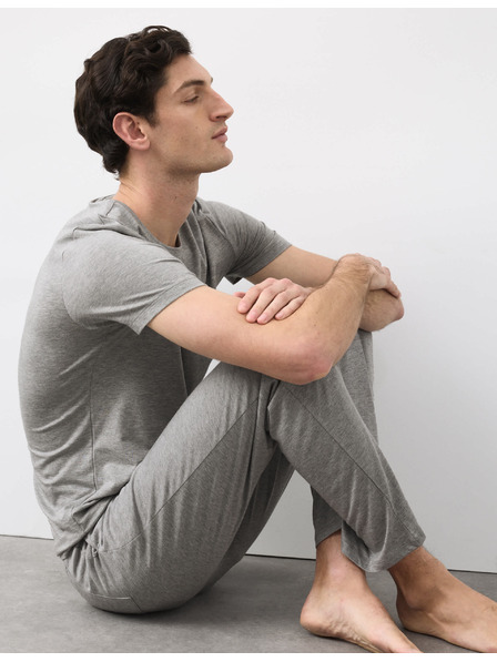 Marks & Spencer Pižamske hlače iz bombaža in modala Supima® Marks & Spencer sive barve