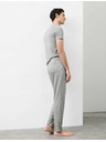 Marks & Spencer Pižamske hlače iz bombaža in modala Supima® Marks & Spencer sive barve