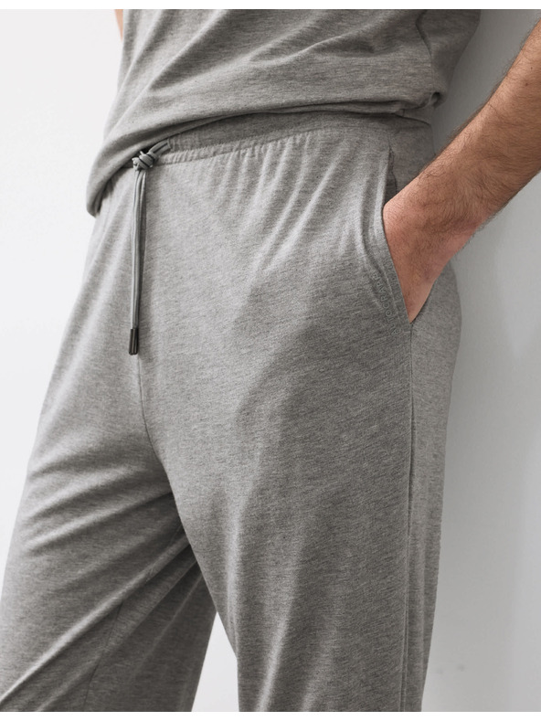 Marks & Spencer Pižamske hlače iz bombaža in modala Supima® Marks & Spencer sive barve