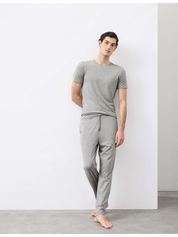 Marks & Spencer Pižamske hlače iz bombaža in modala Supima® Marks & Spencer sive barve