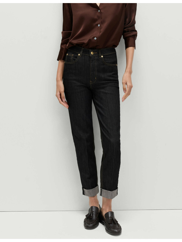 Marks & Spencer Elegantne kavbojke Harper cigaretnega kroja Marks & Spencer črne