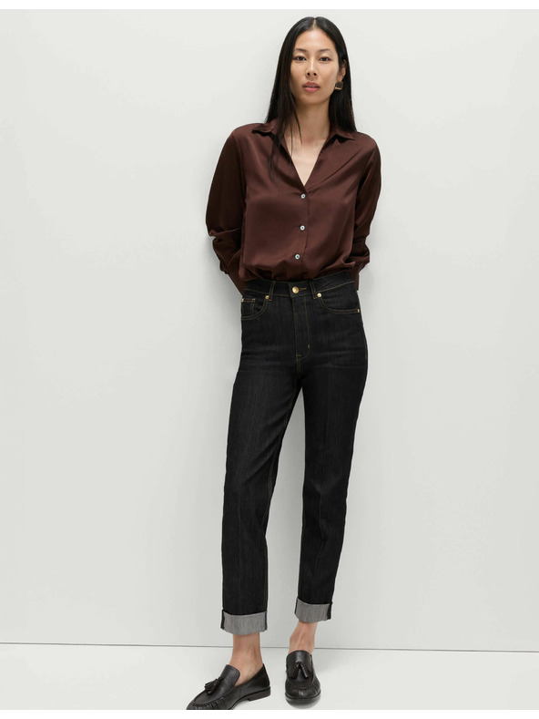 Marks & Spencer Elegantne kavbojke Harper cigaretnega kroja Marks & Spencer črne