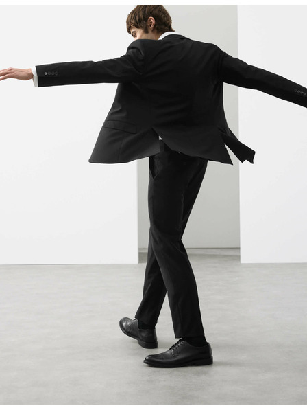 Marks & Spencer Rahlo zožene hlače iz mešanice volne Marks & Spencer