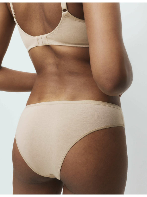 Marks & Spencer Brazilske hlačke iz modala, brez vidnih robov, 5 kosov v paketu Marks & Spencer bež