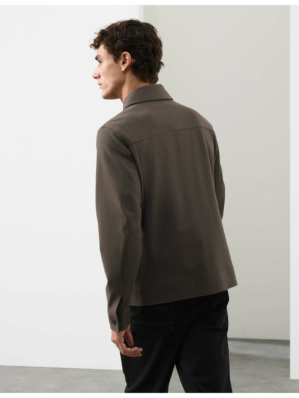 Marks & Spencer Funkcionalna keperjasta jakna s teksturo Marks & Spencer rjava