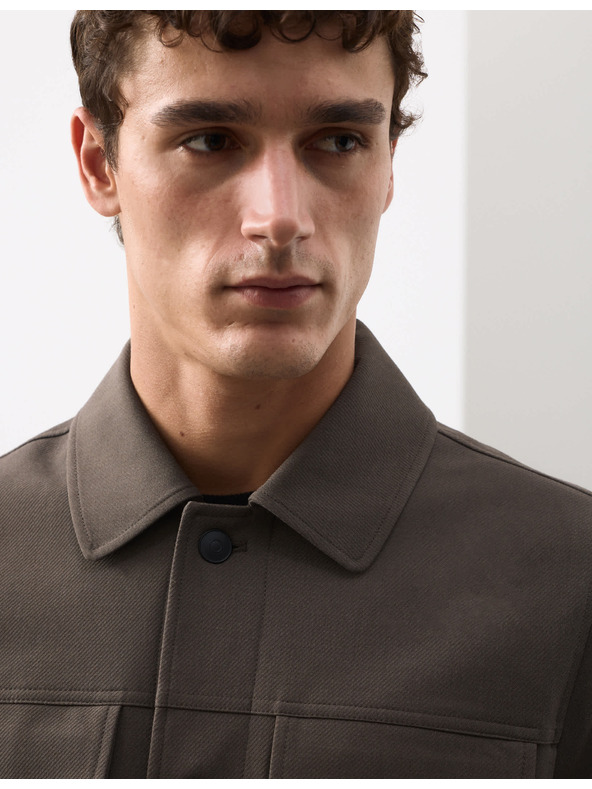 Marks & Spencer Funkcionalna keperjasta jakna s teksturo Marks & Spencer rjava