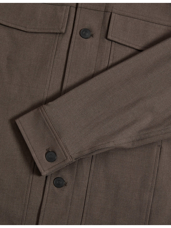 Marks & Spencer Funkcionalna keperjasta jakna s teksturo Marks & Spencer rjava