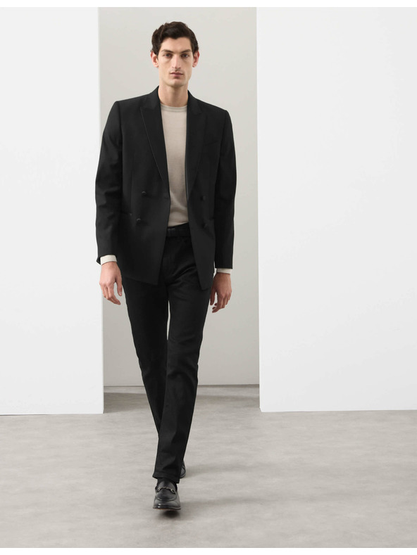 Marks & Spencer Raztegljive kavbojke v japonskem slogu, ozek rez Marks & Spencer črna