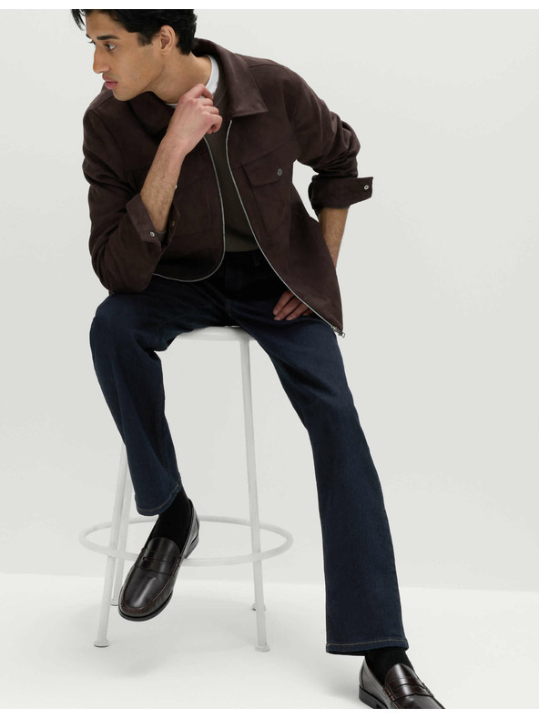 Marks & Spencer Raztegljive kavbojke ravnega kroja Marks & Spencer mornarsko modra