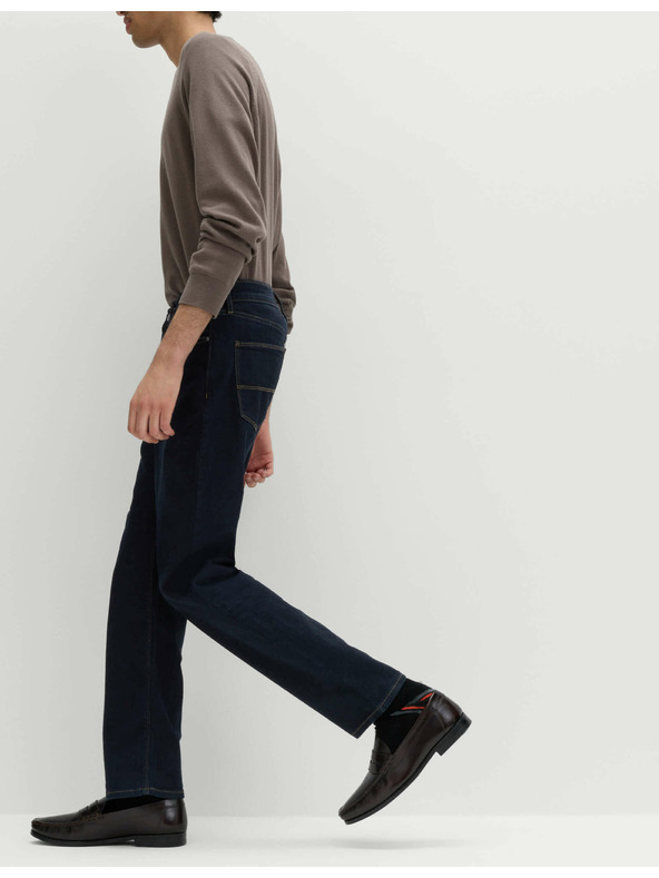 Marks & Spencer Raztegljive kavbojke ravnega kroja Marks & Spencer mornarsko modra