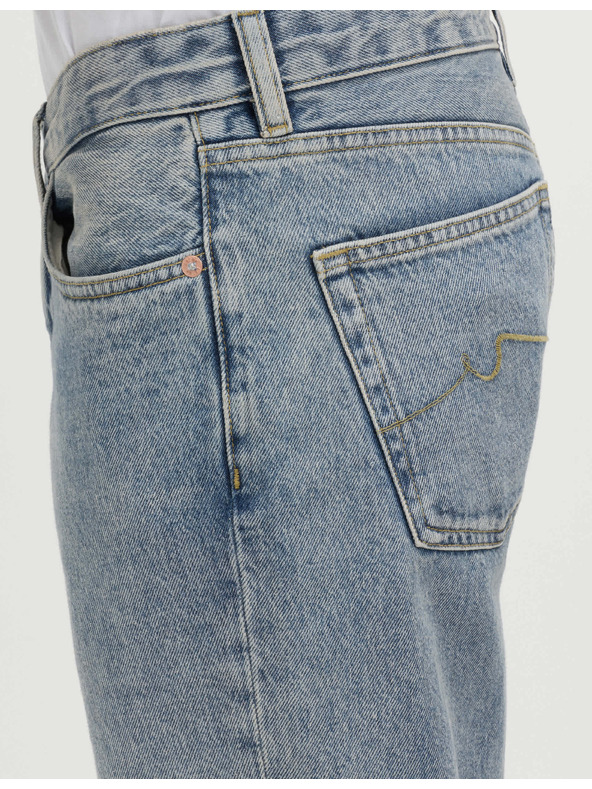 Marks & Spencer Ohlapne kavbojke ravnega kroja Authentic Marks & Spencer modra