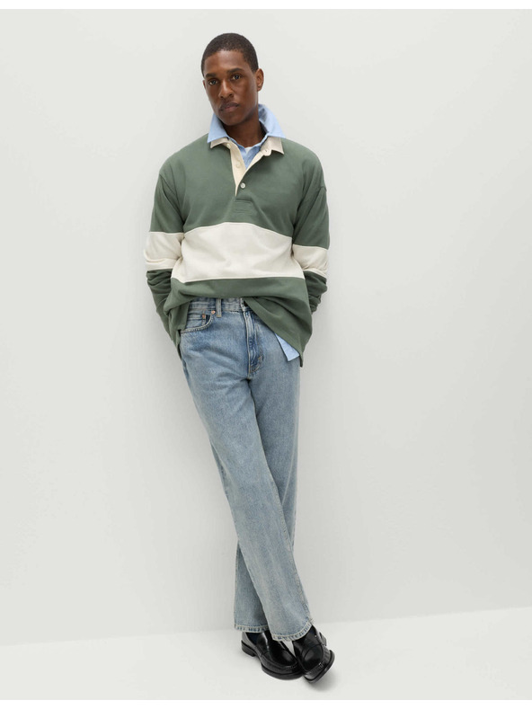 Marks & Spencer Ohlapne kavbojke ravnega kroja Authentic Marks & Spencer modra