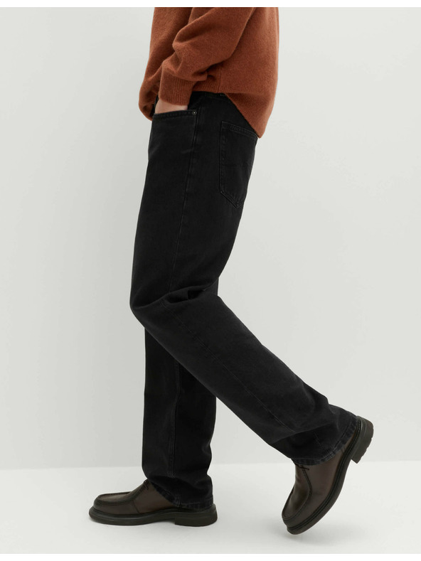 Marks & Spencer Ohlapne kavbojke ravnega kroja Authentic Marks & Spencer črna