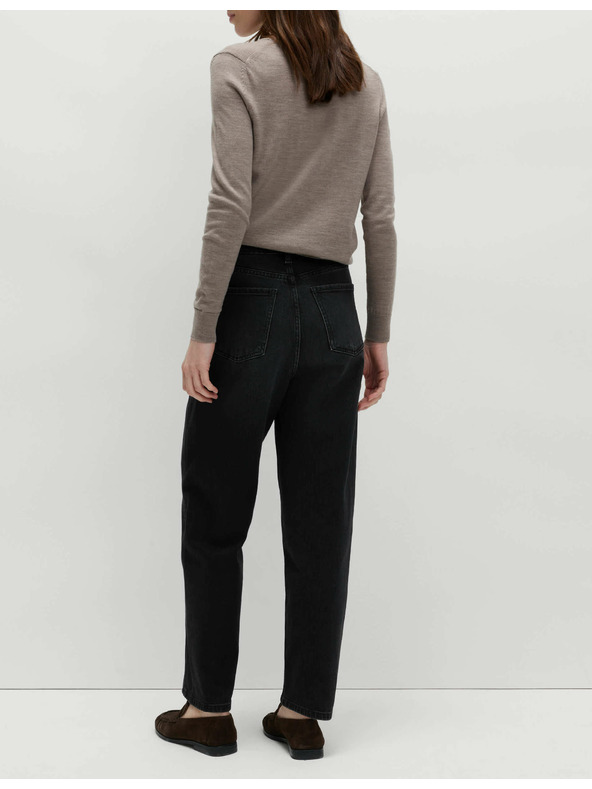 Marks & Spencer Džins z ozkim krojem hlačnic do gležnjev in visokim pasom Marks & Spencer črna