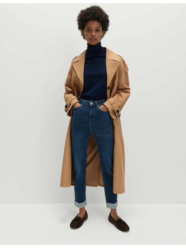 Marks & Spencer Super mehki džins Harper z visokim pasom Marks & Spencer mornarsko modra