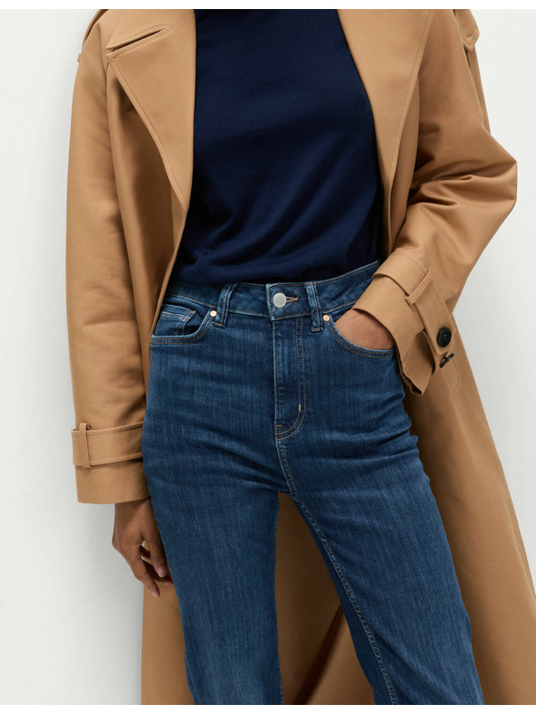 Marks & Spencer Super mehki džins Harper z visokim pasom Marks & Spencer mornarsko modra