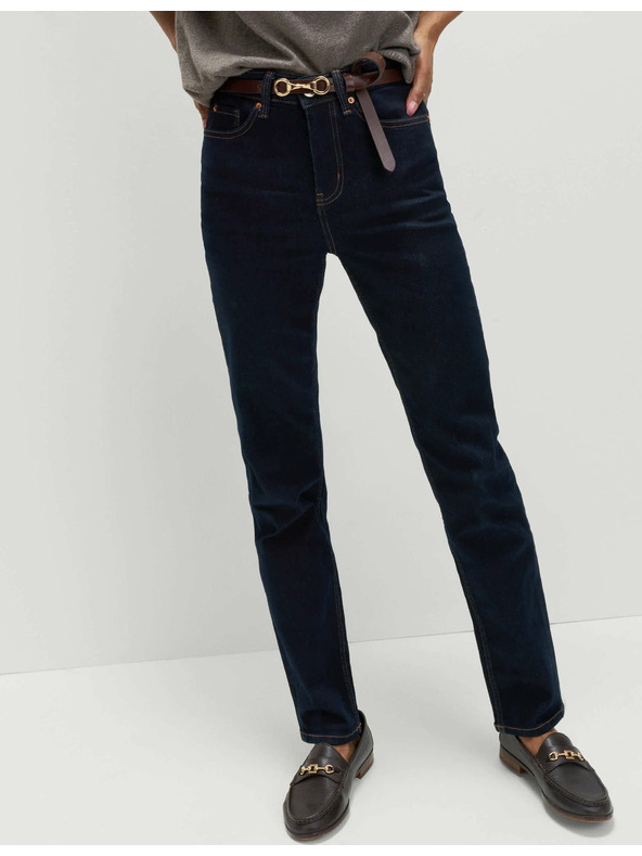 Marks & Spencer Džins Sienna z raztegljivostjo in ravnimi hlačnicami Marks & Spencer mornarsko modra