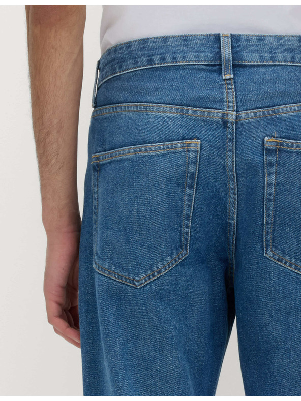 Marks & Spencer Gladke kavbojke ravnega kroja, iz čistega bombaža Marks & Spencer modra