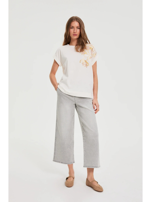 Moodo Bluza s potiskom bela Moodo