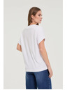 Moodo Majica z izrezom bela Moodo