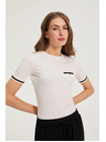 Moodo Bombažna majica bela Moodo