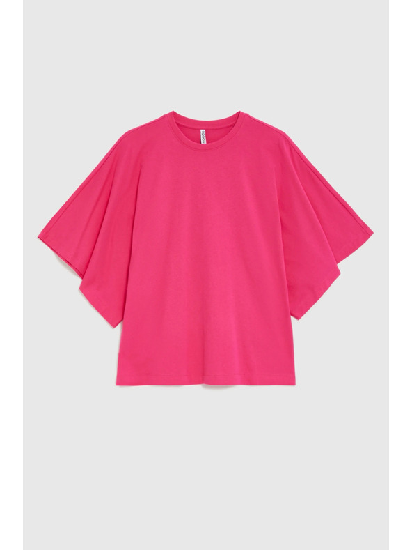 Moodo Bluza s širokimi rokavi vijoličasta Moodo