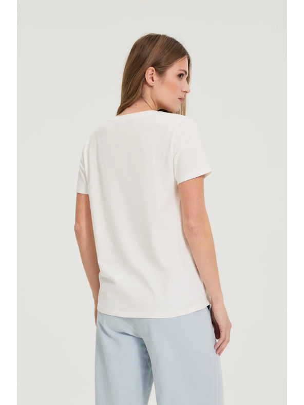 Moodo Bluza s potiskom bela Moodo