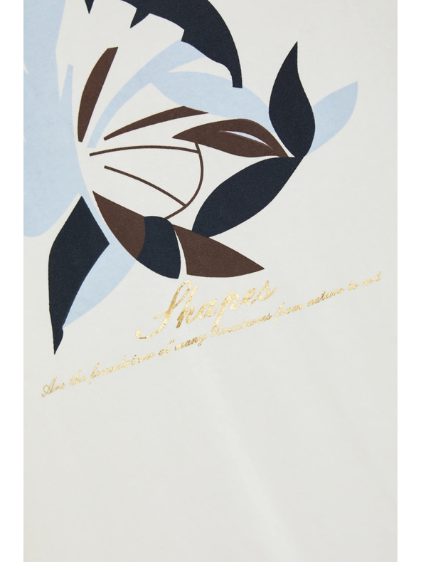 Moodo Bluza s potiskom bela Moodo