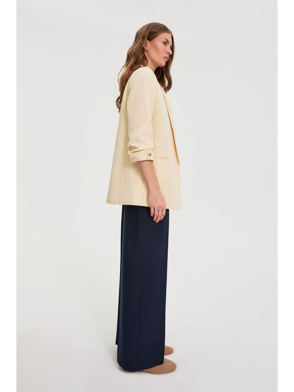 Moodo Sako s gubami na rokavih rumeno Moodo