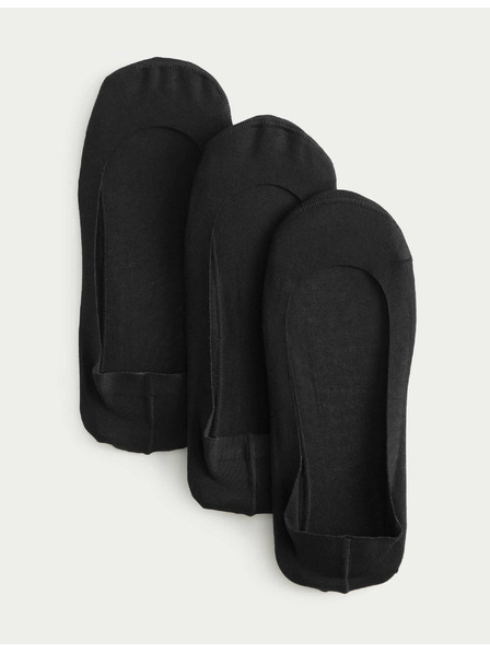 Marks & Spencer Komplet treh črnih ženskih nogavic Marks & Spencer