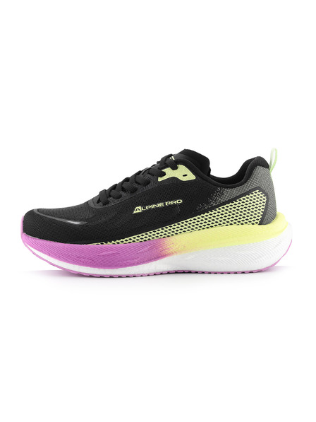 ALPINE PRO Ženska tekaška obuv s podplatom carbon plate ALPINE PRO HARRA black