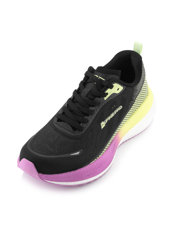 ALPINE PRO Ženska tekaška obuv s podplatom carbon plate ALPINE PRO HARRA black
