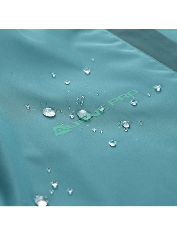 ALPINE PRO Ženska vodoodporna jakna z membrano ptx ALPINE PRO NOREMA 3 teal