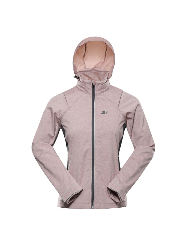 ALPINE PRO Ženska softshell bunda-telovnik z membrano 2v1 ALPINE PRO SPERTA 2 pale mauve