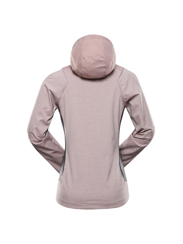 ALPINE PRO Ženska softshell bunda-telovnik z membrano 2v1 ALPINE PRO SPERTA 2 pale mauve