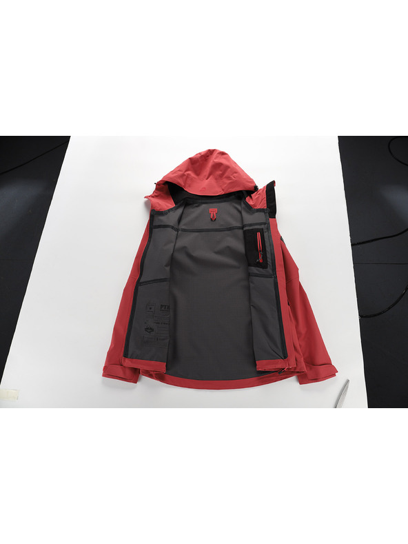 ALPINE PRO Ženska vodoodporna jakna z membrano ptx ALPINE PRO ZARRA 2 cardinal