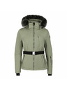 ALPINE PRO Ženska smučarska softshellova jakna z membrano ALPINE PRO DOWELA 2 oil green