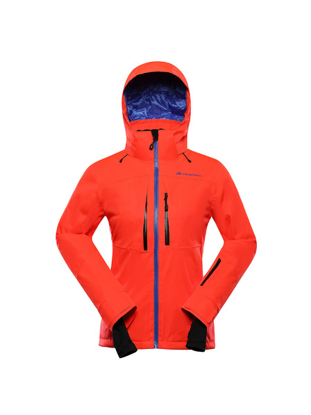 ALPINE PRO Ženska smučarska jakna z membrano ptx snow ALPINE PRO REASA 2 neon red