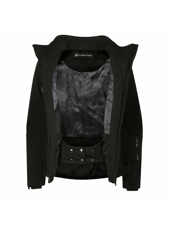 ALPINE PRO Ženska smučarska softshellova jakna z membrano ALPINE PRO DOWELA 2 black