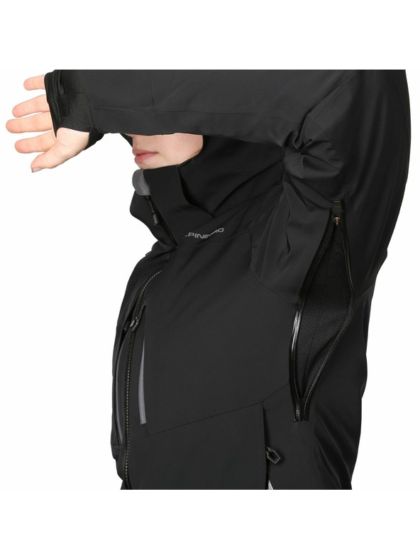 ALPINE PRO Ženska smučarska jakna z membrano ptx snow ALPINE PRO REASA 2 black
