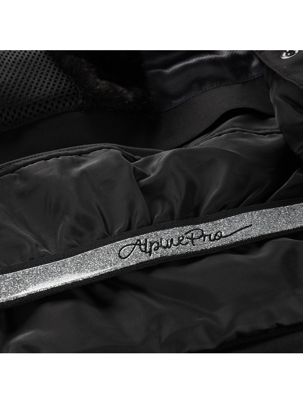 ALPINE PRO Ženska smučarska jakna z membrano ptx snow ALPINE PRO NADDRA black