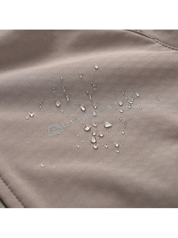 ALPINE PRO Ženska softshell jakna z membrano ALPINE PRO HOORA 2 driftwood