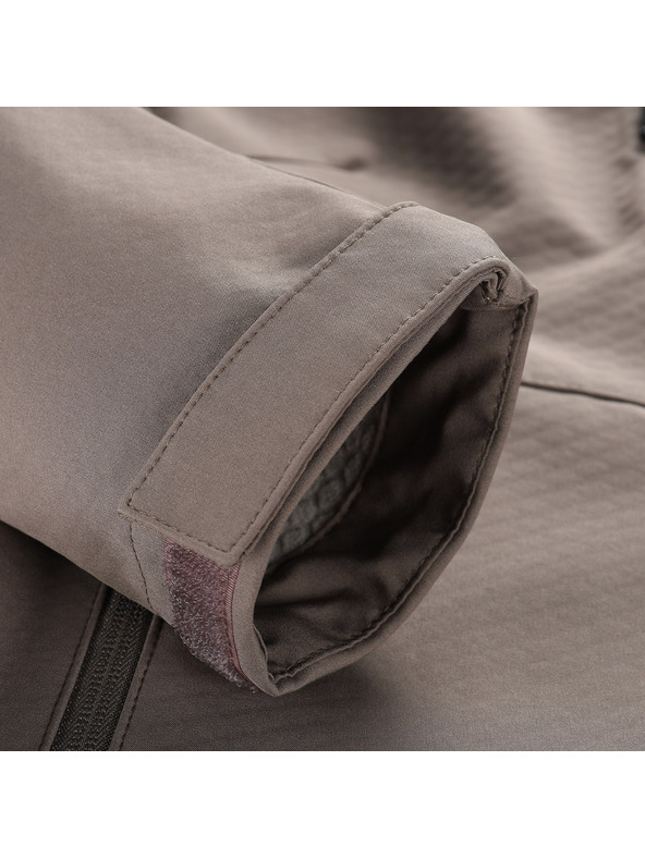 ALPINE PRO Ženska softshell jakna z membrano ALPINE PRO HOORA 2 driftwood