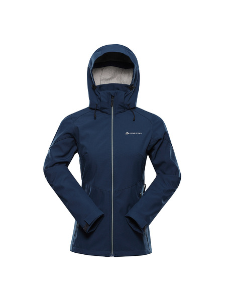 ALPINE PRO Ženska softshell jakna z membrano ALPINE PRO HOORA 2 blue wing teal